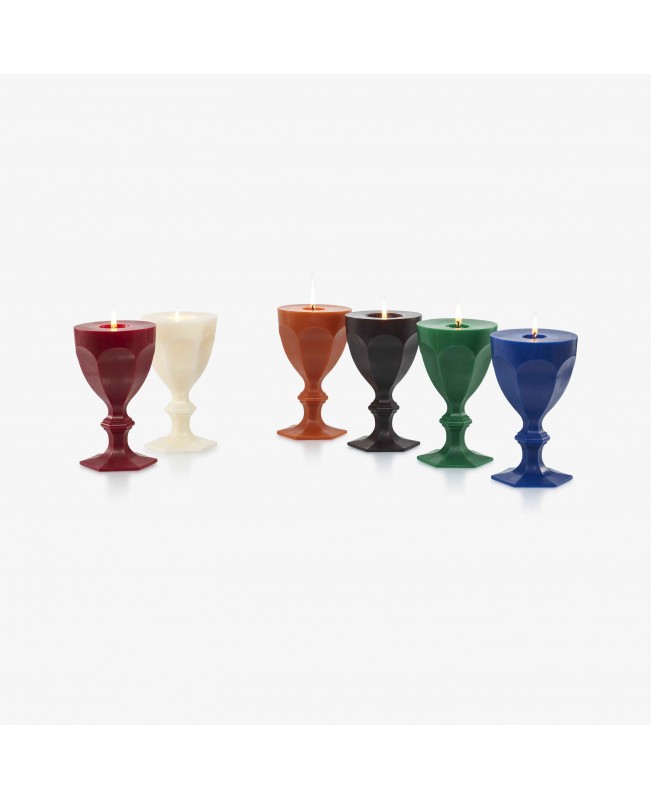 Baccarat-wax-glass-candle-orange